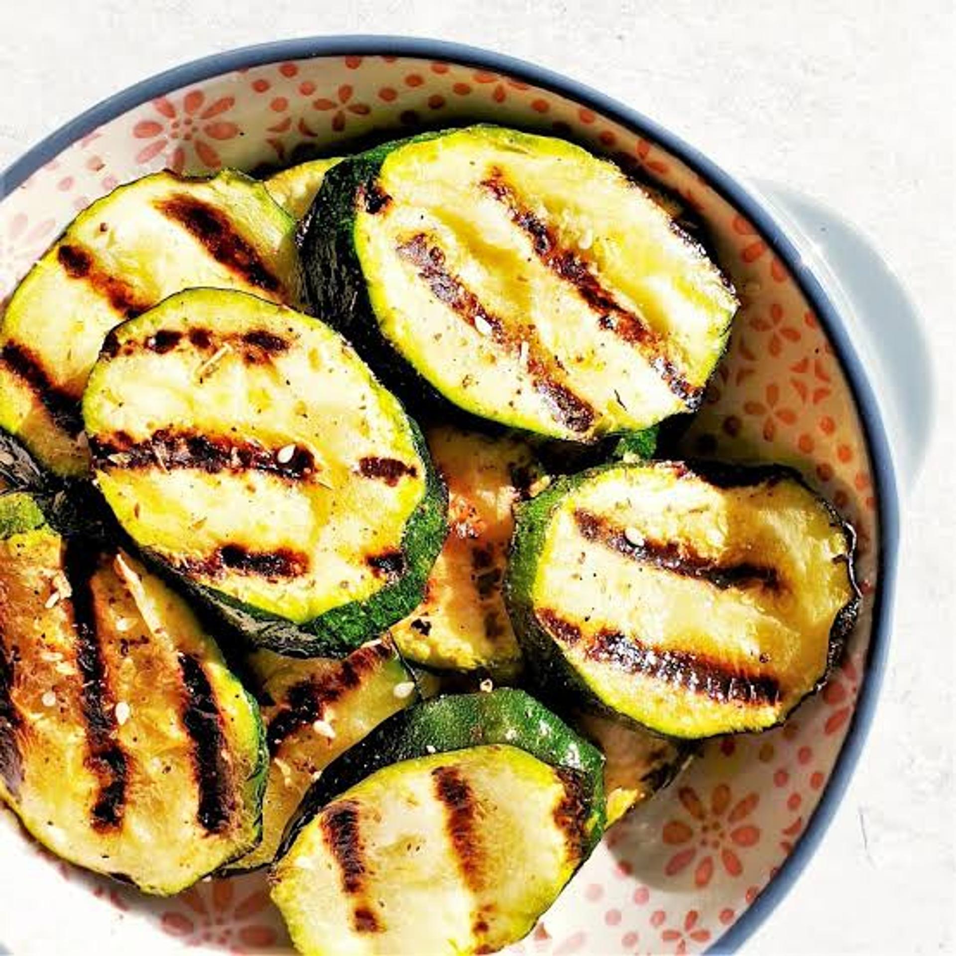 Grilled Courgettes