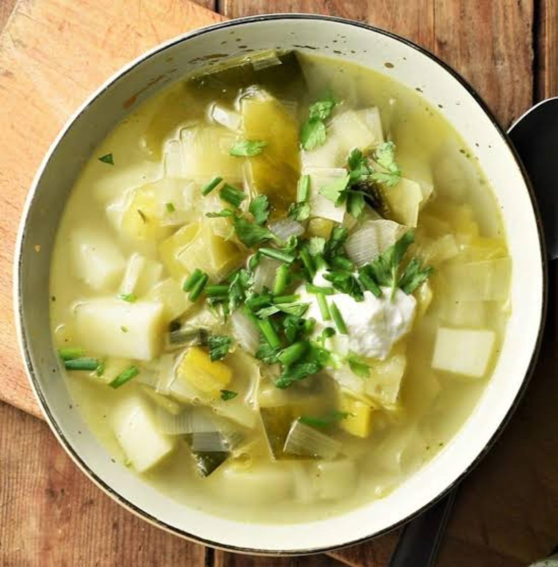 Leek And Potatoes Soup