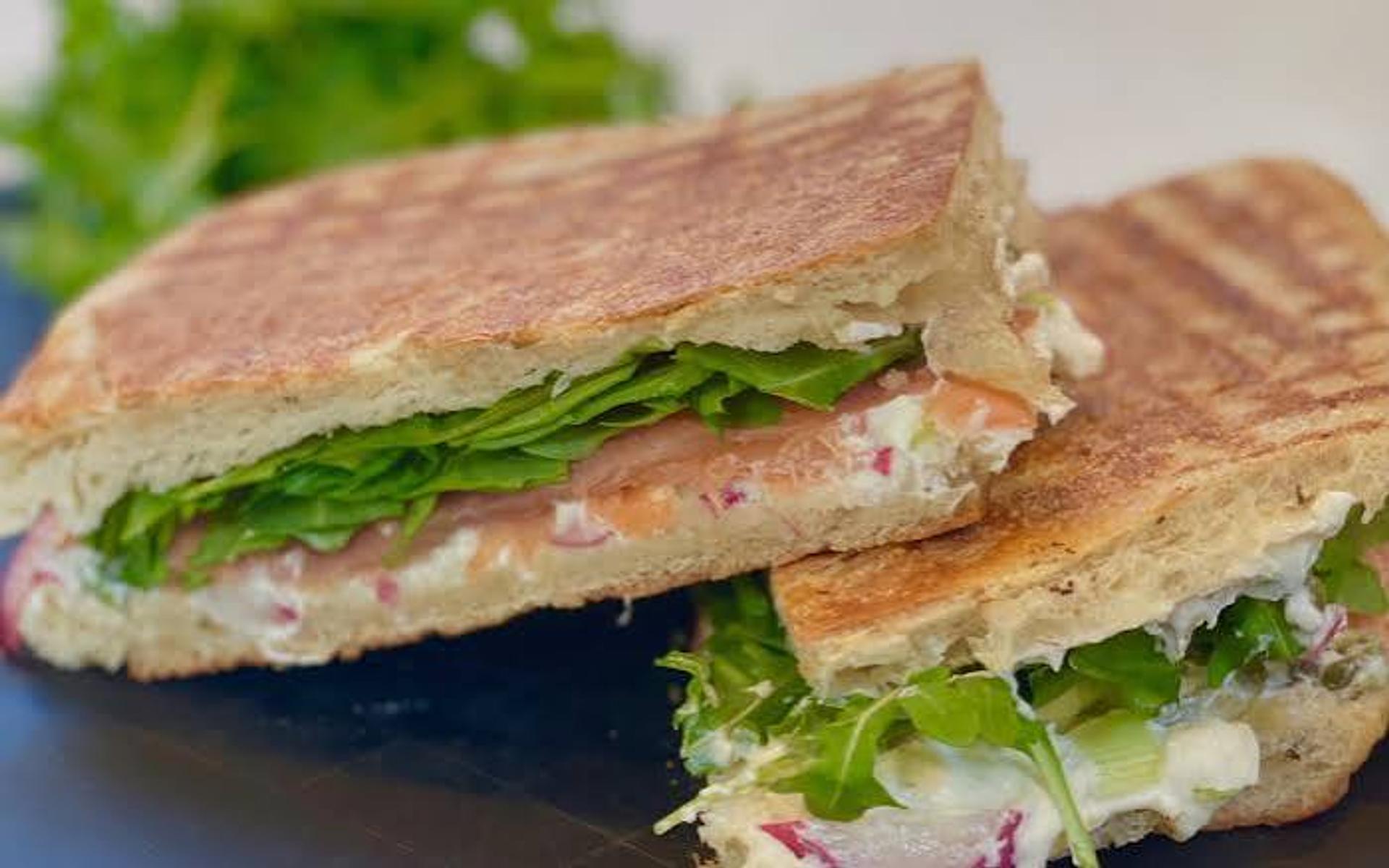 Panino Salmon And Cream Cheese