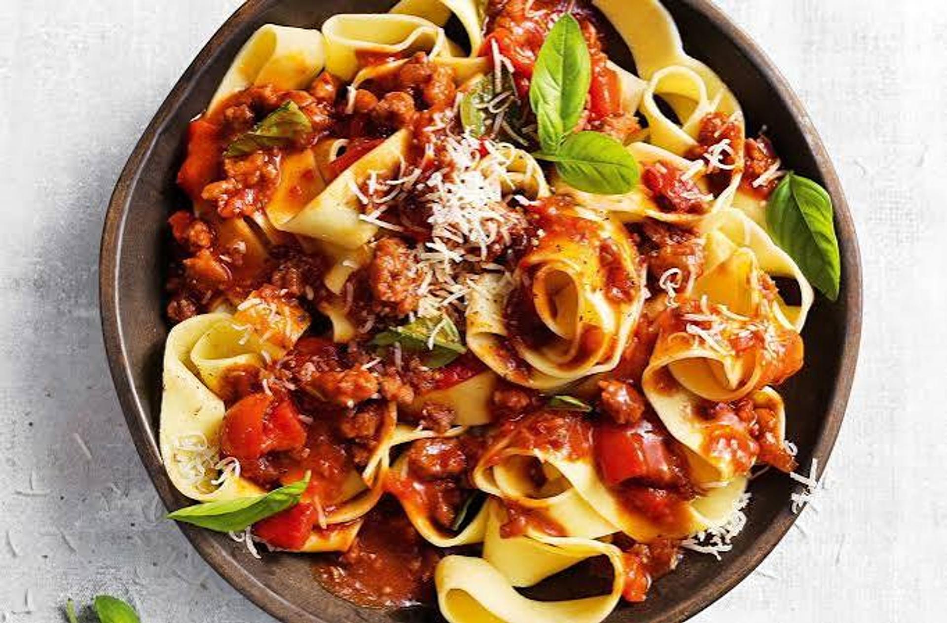 Pasta Salsiccia Ragu